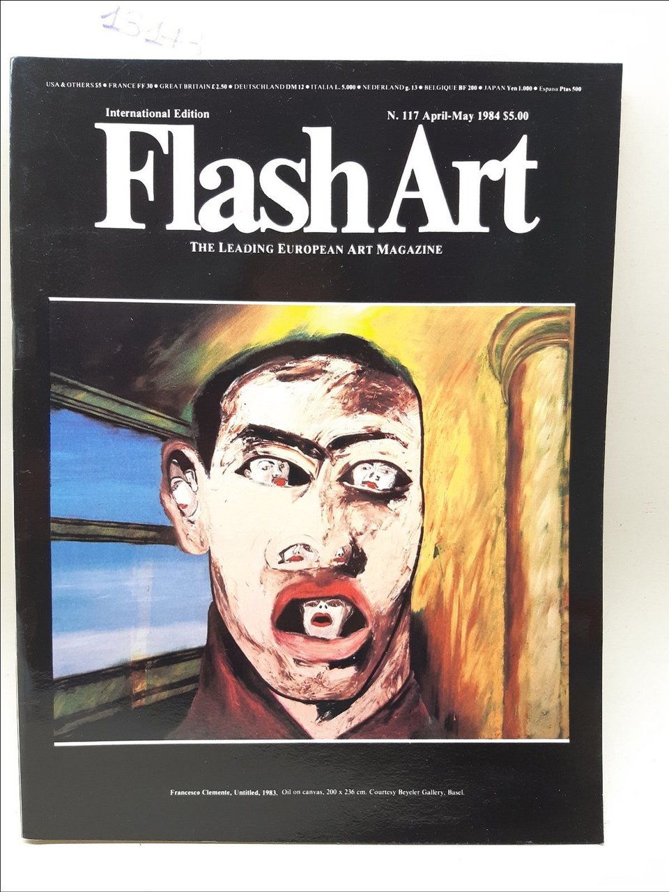Rivista arte pittura Flash Art numero 117 1984 International Edition