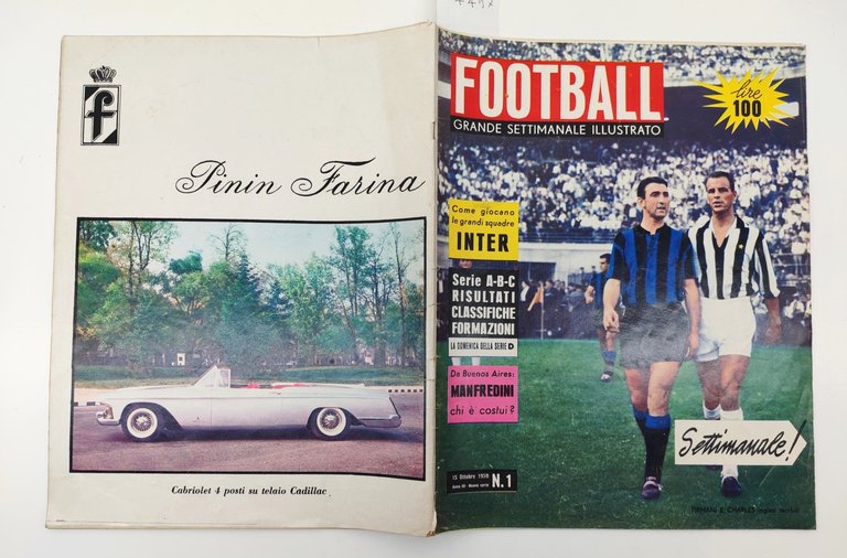 Rivista Calcio Football Grande Settimanale Illustrato 15 Ottobre 1959 Manfredini … | Immagine Gallery 3