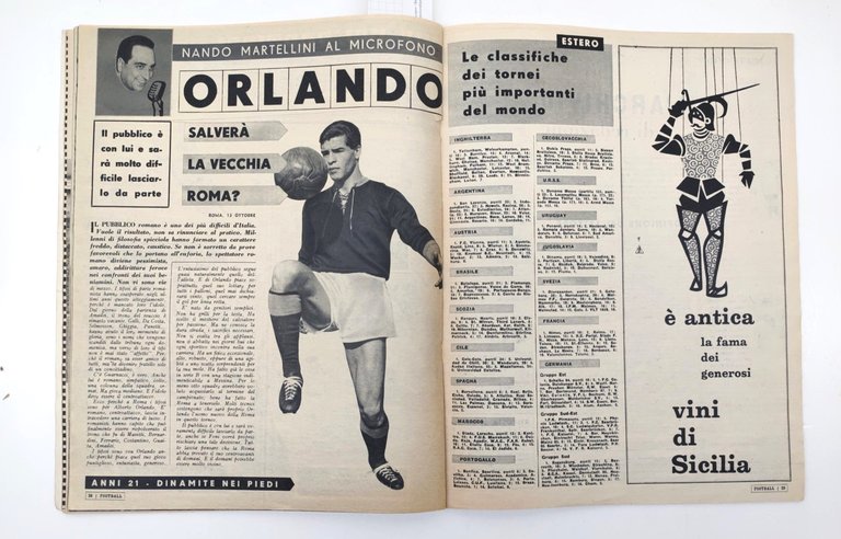 Rivista Calcio Football Grande Settimanale Illustrato 15 Ottobre 1959 Manfredini … | Immagine Gallery 7