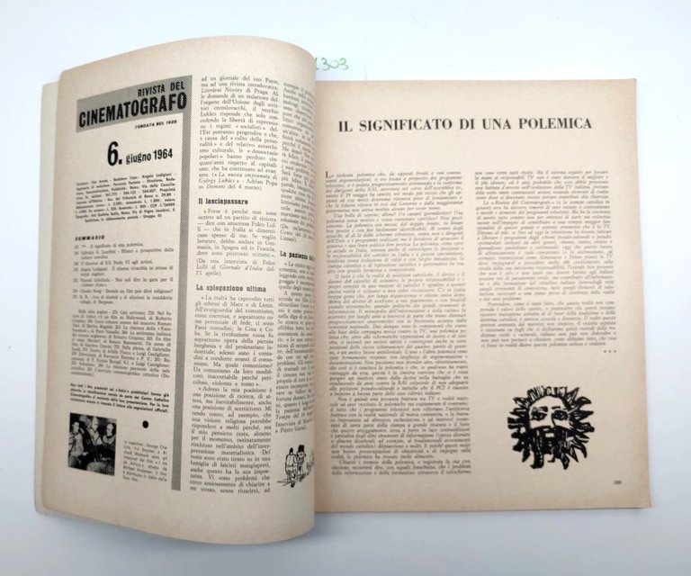 Rivista del cinematografo 6 giugno 1964 Yul Brynner George Chakiris, …