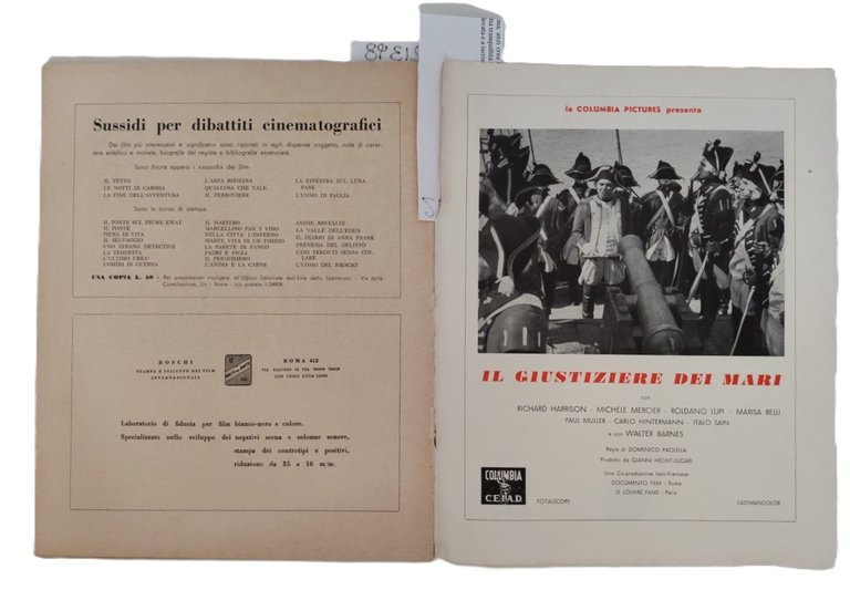 Rivista del cinematografo n. 4-5 aprile maggio 1962 Alberto Sordi