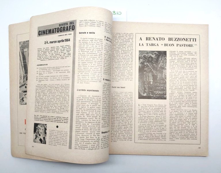 Rivista del cinematografo numero 3/4 marzo aprile 1964 Hayley Mills