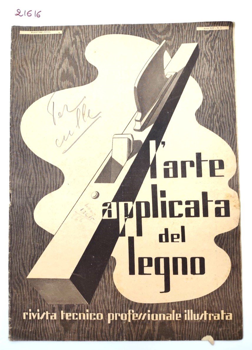 Rivista L'Arte Applicata del Legno marzo 1940