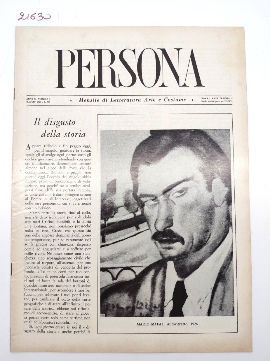 Rivista PERSONA N. 5 Maggio 1969