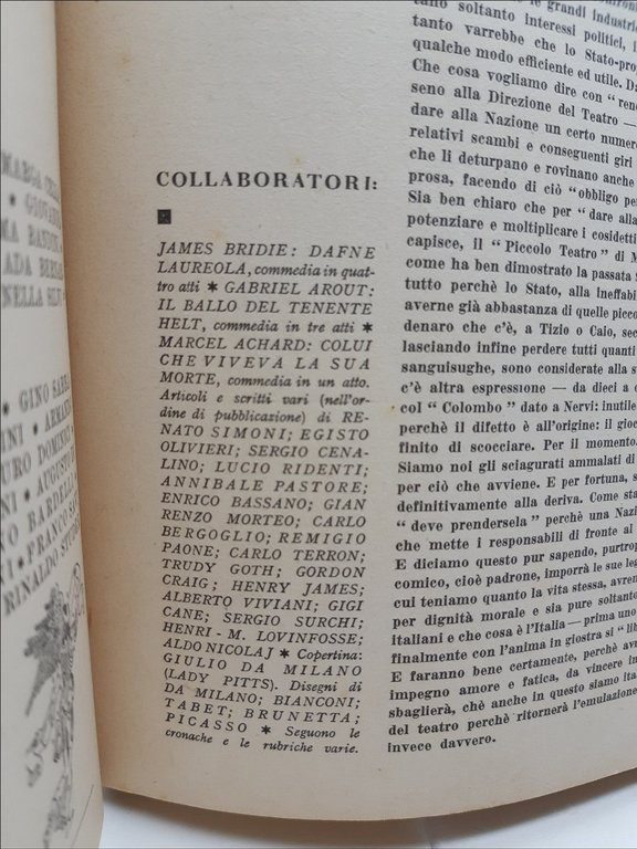 Rivista teatro Il Dramma numero 139 140 1∞ settembre 1951