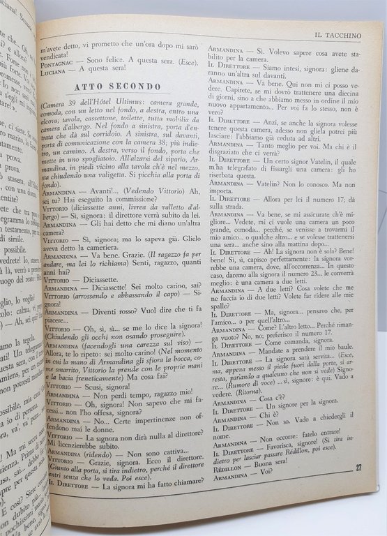 Rivista teatro Il Dramma numero 254 novembre 1957