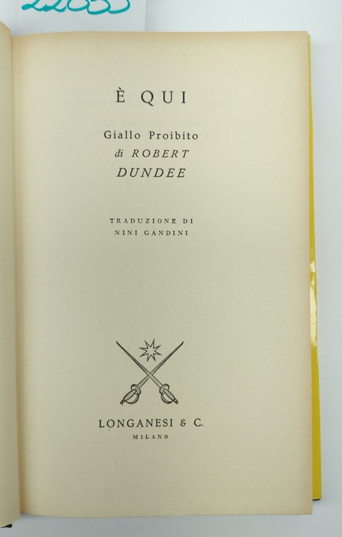 Robert Dundee È qui Longanesi 1964 n. 135 | Immagine Gallery 4