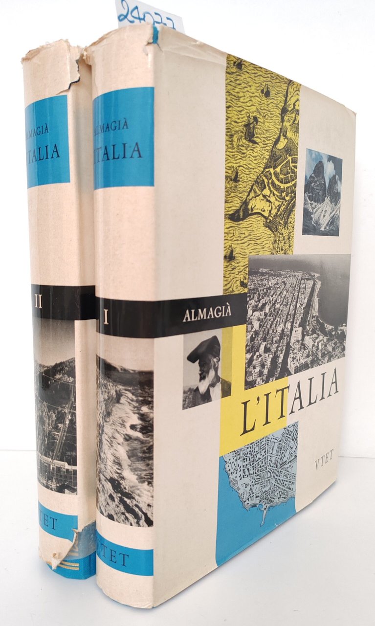 Roberto Almagià L'Italia Utet 1959 due volumi | Immagine principale