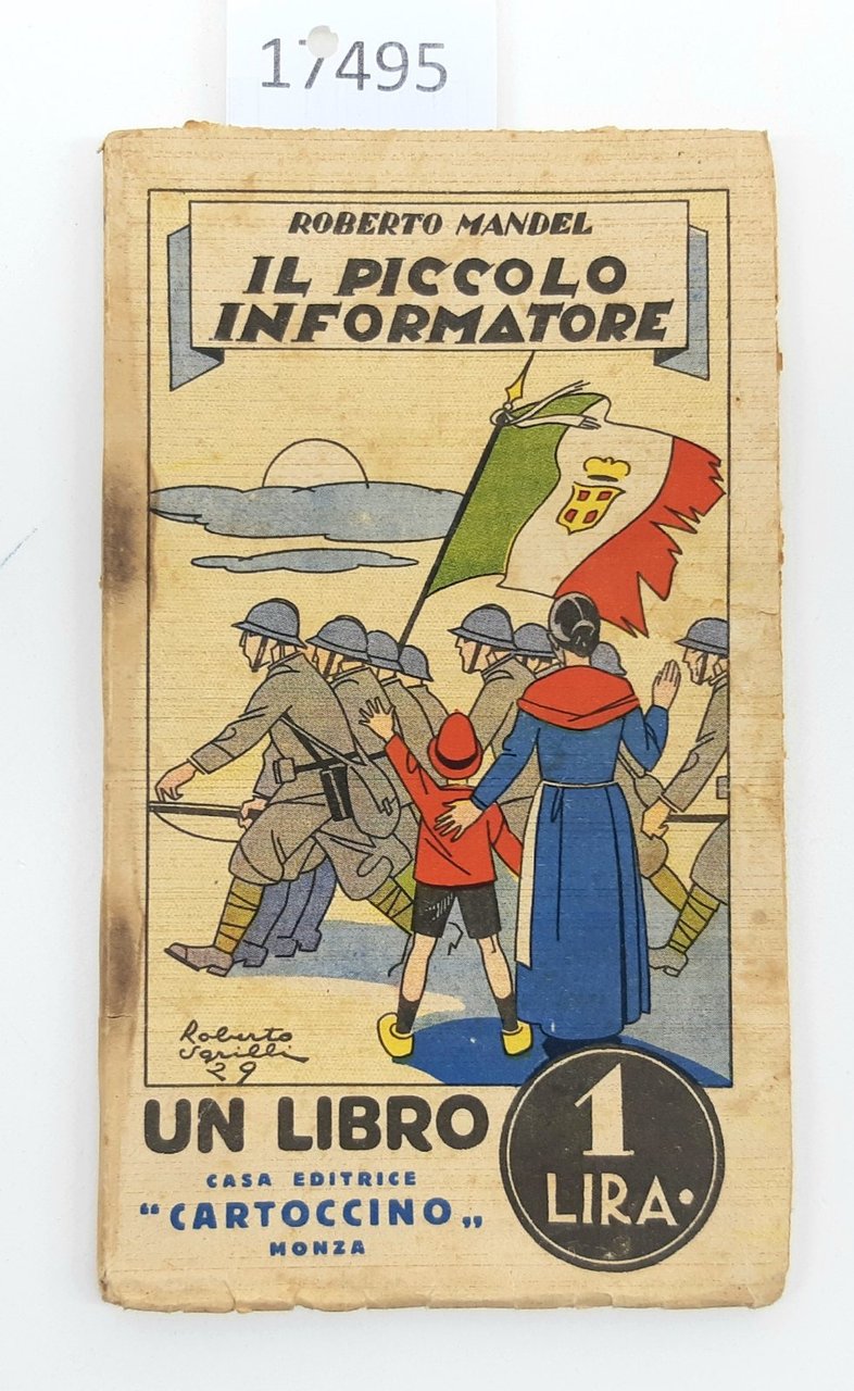Roberto Mandel Il piccolo informatore Cartoccino 1929