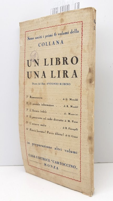 Roberto Mandel Il piccolo informatore Cartoccino 1929 | Immagine Gallery 3