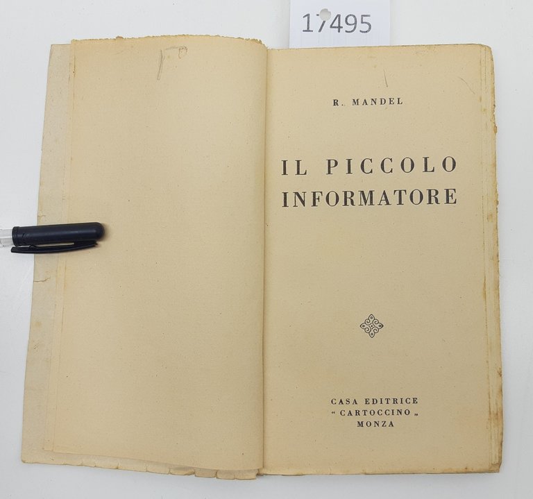 Roberto Mandel Il piccolo informatore Cartoccino 1929 | Immagine Gallery 5