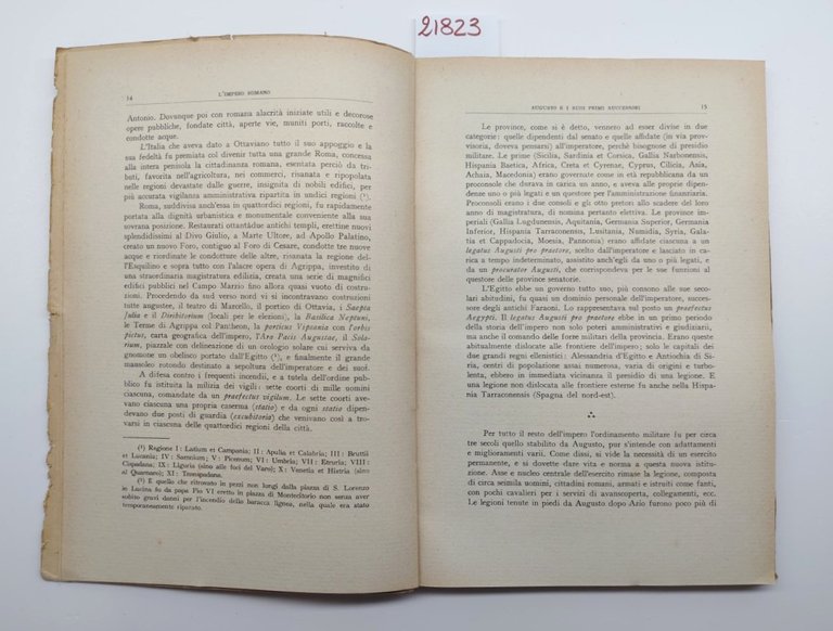 Roberto Parini L'impero romano Istituto di studi romani 1939