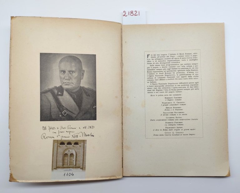 Roberto Parini La famiglia Romana Istituto di studi romani 1939