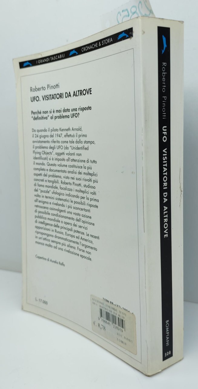 Roberto Pinotti UFO visitatori da altrove Bompiani 1996 | Immagine principale
