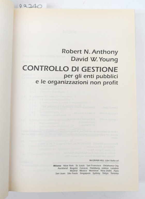Roberts. Anthony, David W. Young Controllo di gestione x gli … | Immagine Gallery 3