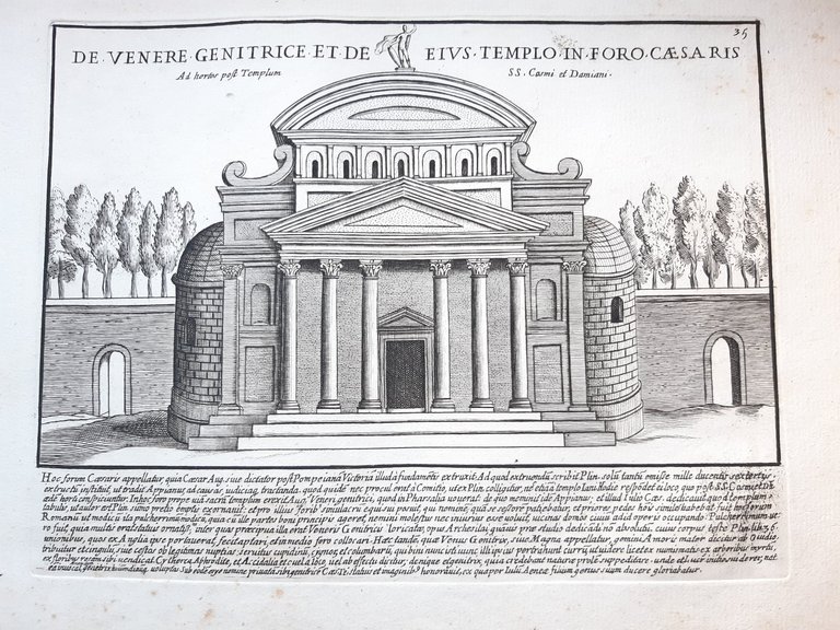 Roma tempio di Venere genitrice nel foro di Cesare