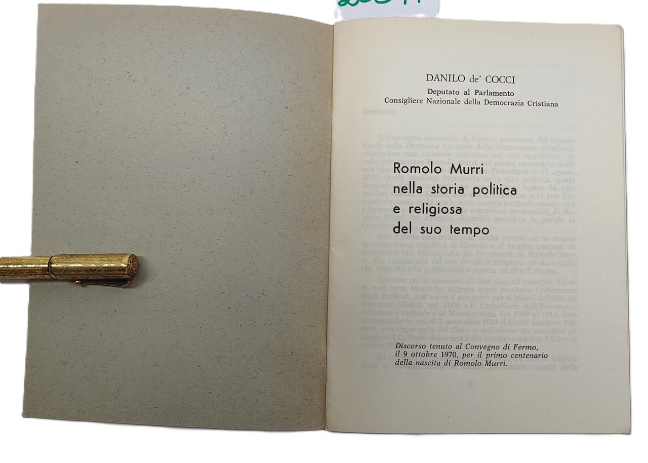 Romolo Murri nella storia politica e religiosa del suo tempo …