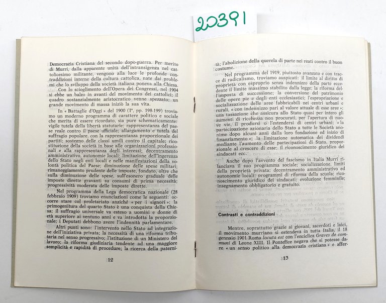 Romolo Murri nella storia politica e religiosa del suo tempo …