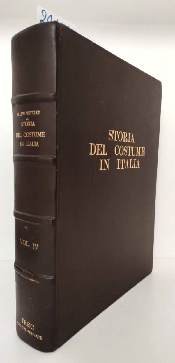 Rosita Levi Pizetzky Storia del costume in Italia Istituto Editoriale … | Immagine principale