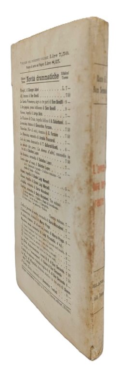 Rosso di San Secondo L'avventura terrestre commedia in tre atti …