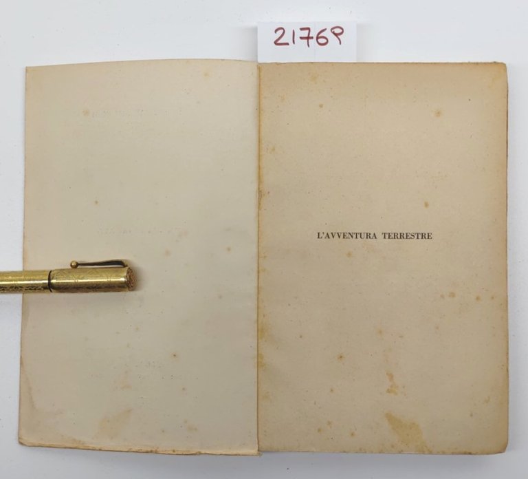 Rosso di San Secondo L'avventura terrestre commedia in tre atti …