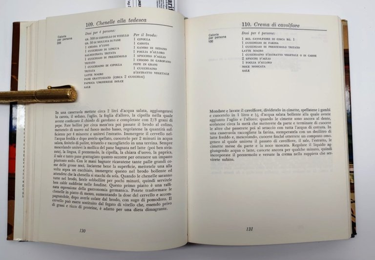 Rubiera Rinaldi 300 ricette senza grassi Rizzoli 1° edizione 1974