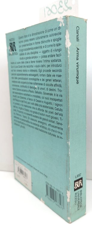 Saggistica BUR Luca Canali Arma Virumque BUR Rizzoli 1° edizione … | Immagine Gallery 2