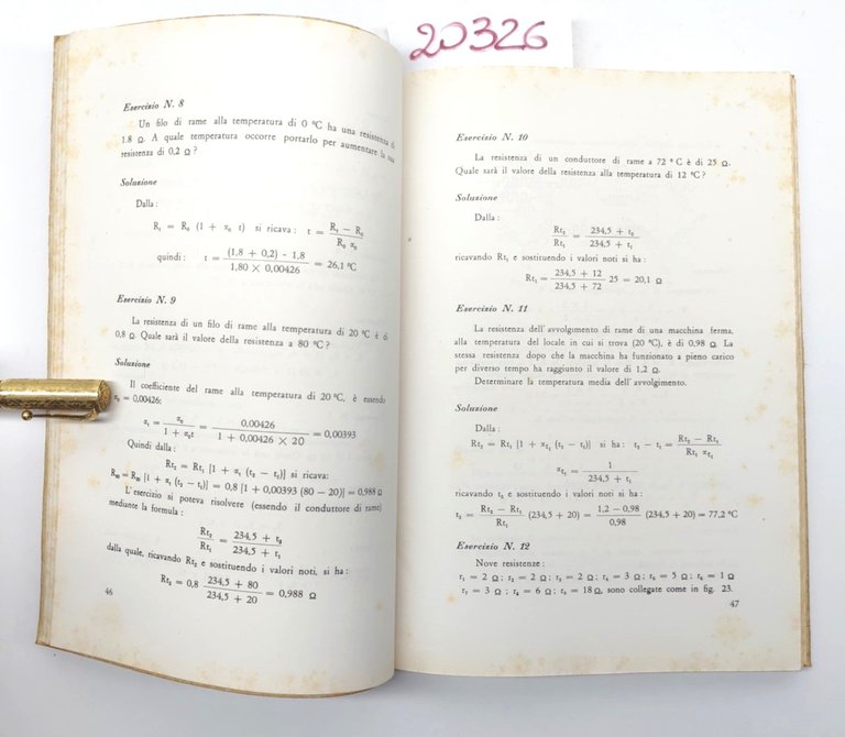 Sagripanti Serdoz Esercizi di elettrotecnica in corrente continua Fermo 1961