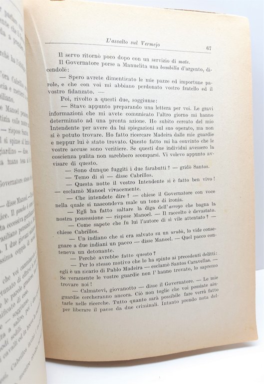 Salgari E Manoel De La Barrancas 1∞ edizione Nadir Bemporad …