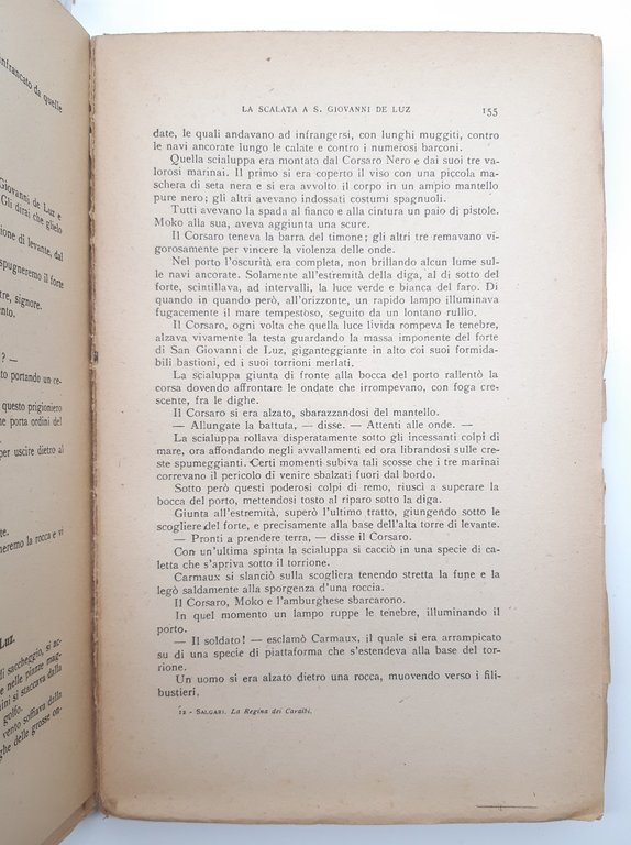 Salgari La Regina Dei Caraibi Vallardi 1948 Disegni G. Gamba