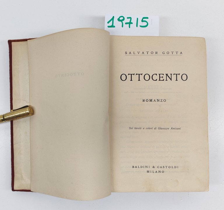 Salvator Gotta Ottocento sei tavole a colori di Giuseppe Amisani … | Immagine Gallery 6