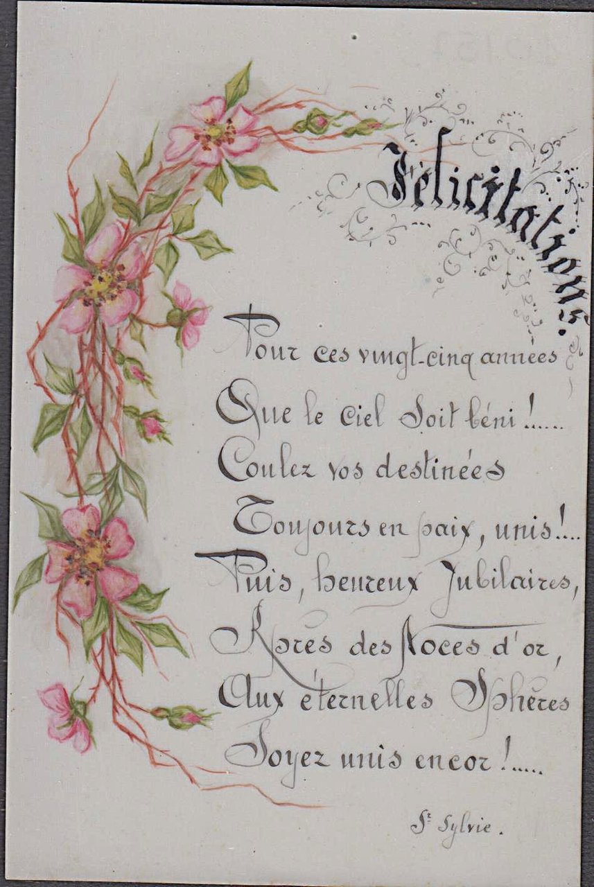 Santino Canivet Holy card Biglietto di auguri per i 25 …