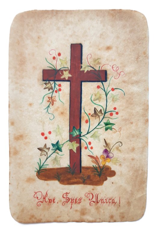 Santino holy card manufatto La Santa croce di Gesù 1940 …