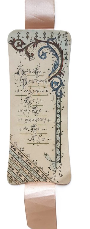 Santino segnalibro manufatto holy card con preghiera in latino 1930 …