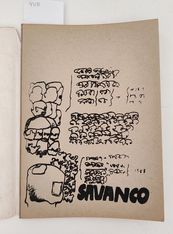 Savanco panorama d'arte moderna grafica Foglio Editrice 1966 prima edizione