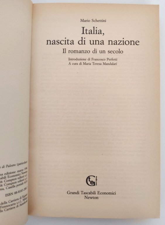Schettini Italia Nascita di una nazione il romanzo di un … | Immagine Gallery 3