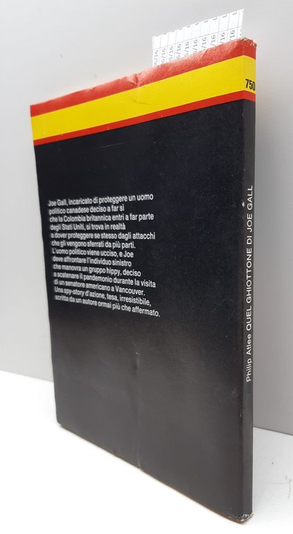 Segretissimo Philip Atlee Quel Ghiottone di Joe Gall Mondadori 1978