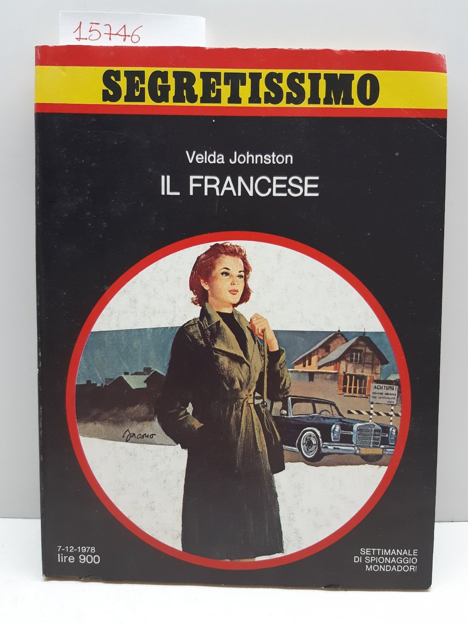 Segretissimo Velda Johnston Il francese Mondadori 1978