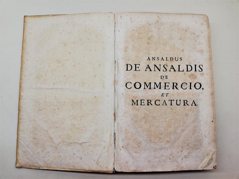 Seicentina Giuridica Discursus Legales de Commercio et Mercatura 1698 | Immagine Gallery 3