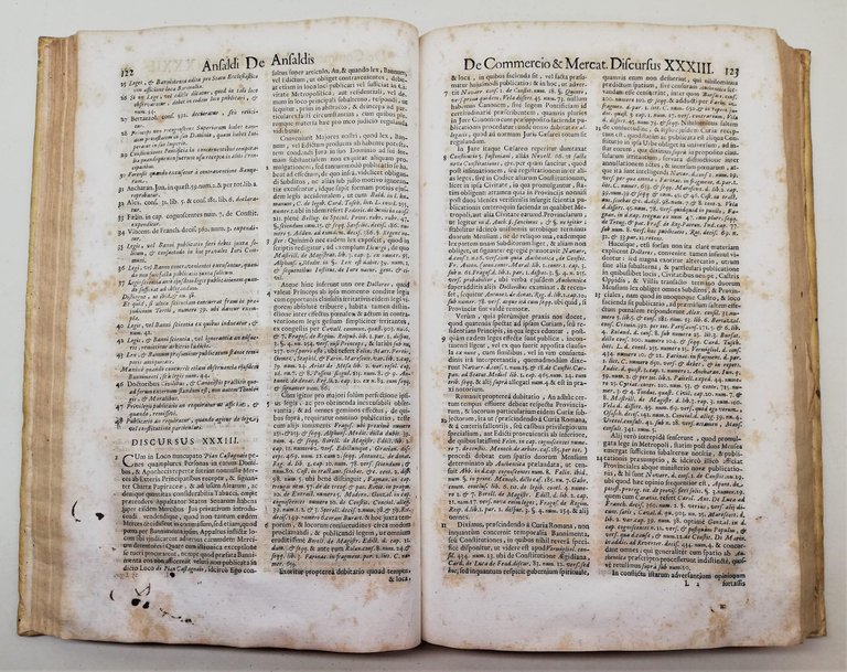 Seicentina Giuridica Discursus Legales de Commercio et Mercatura 1698 | Immagine Gallery 6