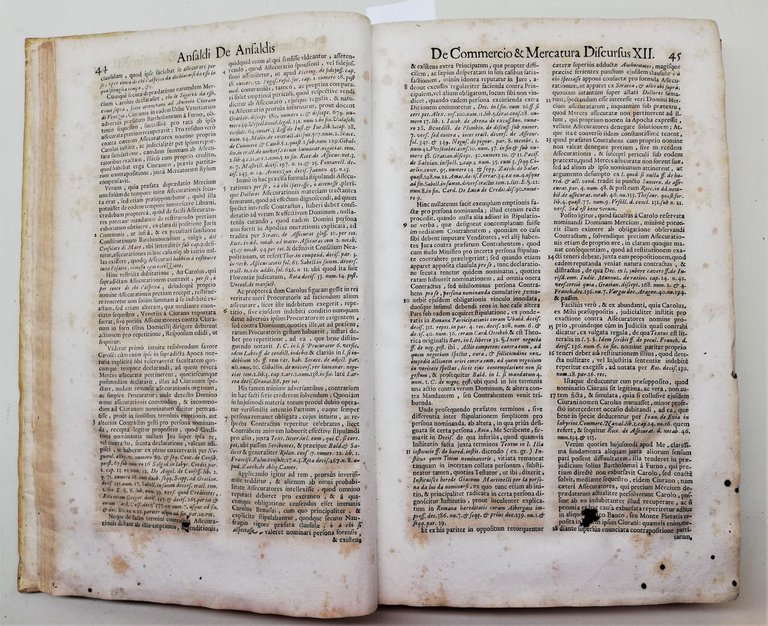 Seicentina Giuridica Discursus Legales de Commercio et Mercatura 1698 | Immagine Gallery 8