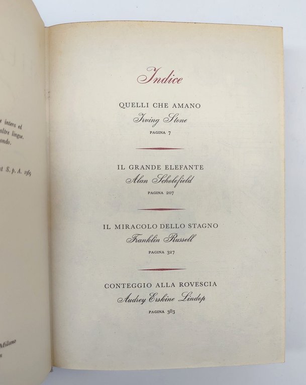 Selezione della narrativa mondiale 4 volumi Reader's Digest 1969