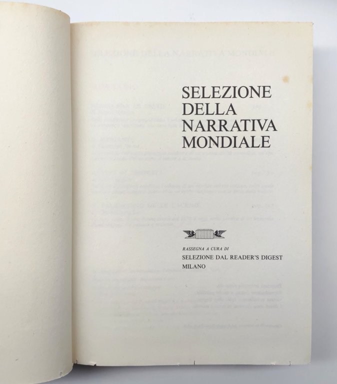 Selezione della narrativa mondiale Reader's Digest 1977 4 volumi