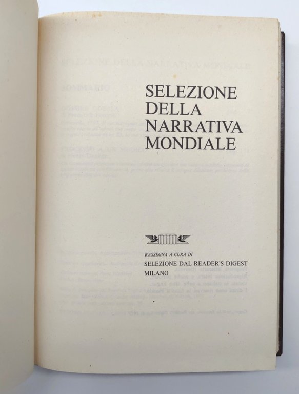 Selezione della narrativa mondiale Reader's Digest 1977 4 volumi