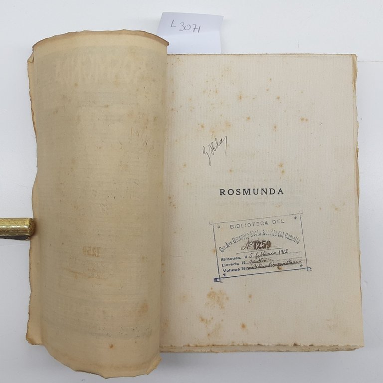 Sem Benelli Rosmunda 1912 Treves Ill. R. Merello Abela Carboneria | Immagine Gallery 5