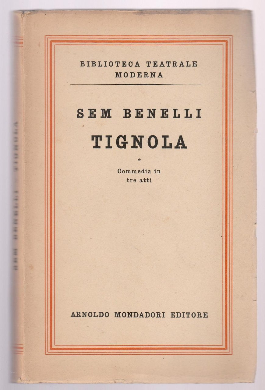 Sem Benelli Tignola Mondadori 1950 -L5405