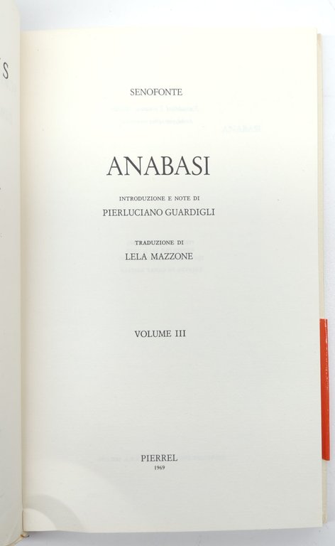 Senofonte Anabasi quattro volumi Pierrel 1969 | Immagine Gallery 10