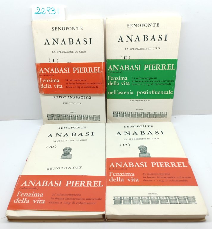Senofonte Anabasi quattro volumi Pierrel 1969 | Immagine Gallery 3