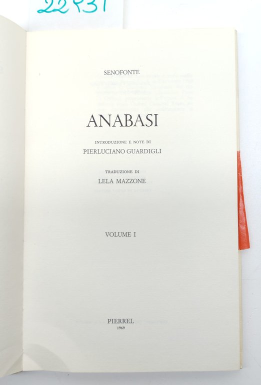 Senofonte Anabasi quattro volumi Pierrel 1969 | Immagine Gallery 5