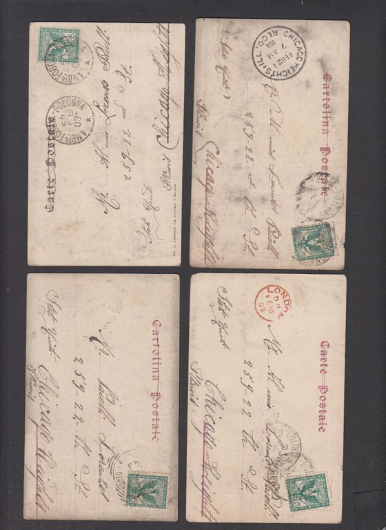 Serie completa 10 cartoline Fantasy bambino vestito da frate 1903 …